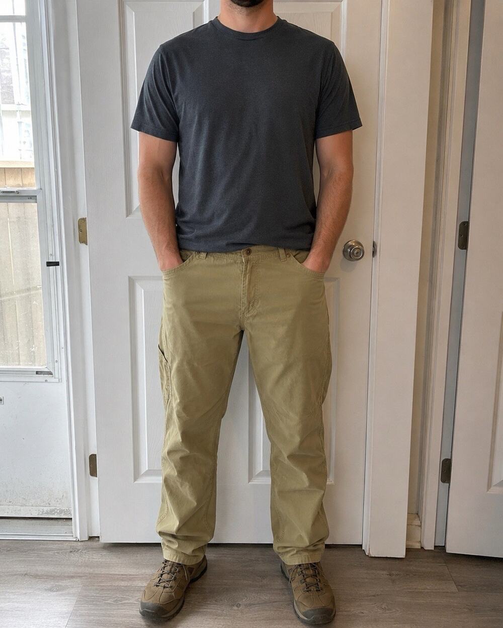 Kuhl Beige Vintage Patina Dye Casual Pants 38 Straight Canvas 5-Pocket